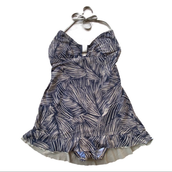 Eco Swim by Aqua Green One Piece Swimsuit Size 8 - Picture 3 of 11